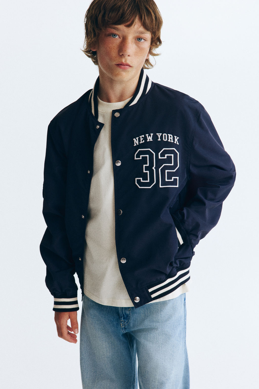 Chaqueta de b?isbol con motivos