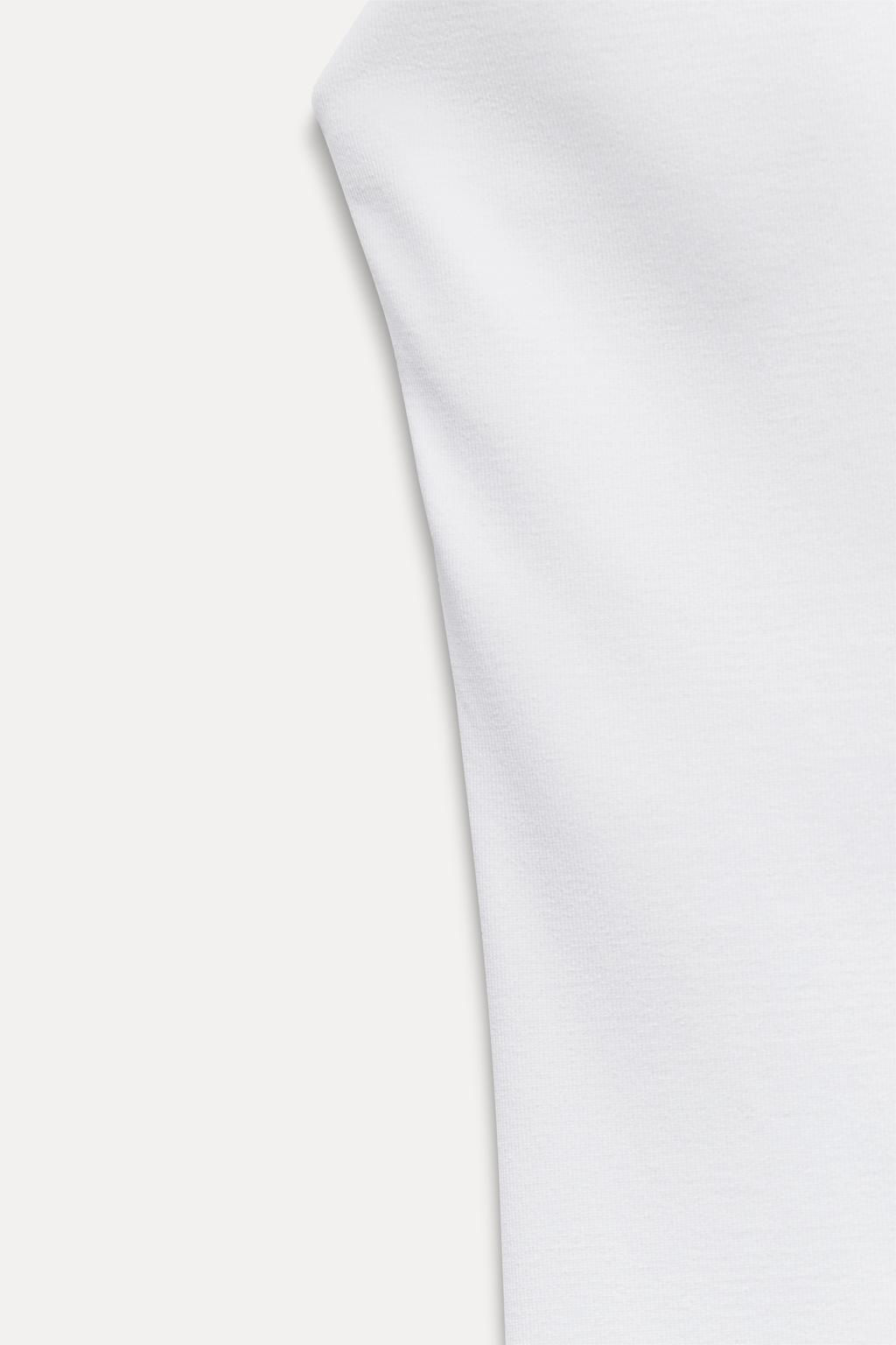 WIDE STRAP POLYAMIDE VEST TOP - Zara фото 7