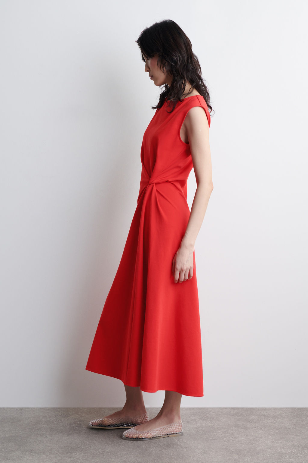 VESTIDO MIDI CON DETALLE DE NUDO - H&m фото 4