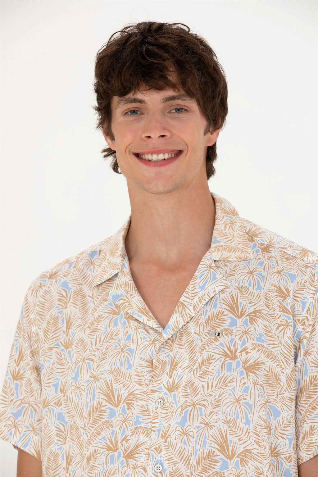 U. S. Polo Assn Мужская рубашка с коротким рукавом Stone - U.s. polo assn фото 9