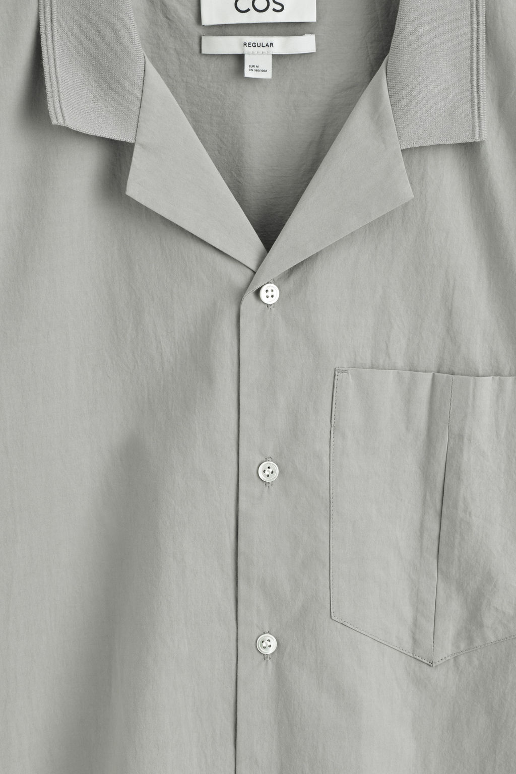 CAMISA DE ALGOD?N CON CUELLO ABIERTO - H&m фото 8