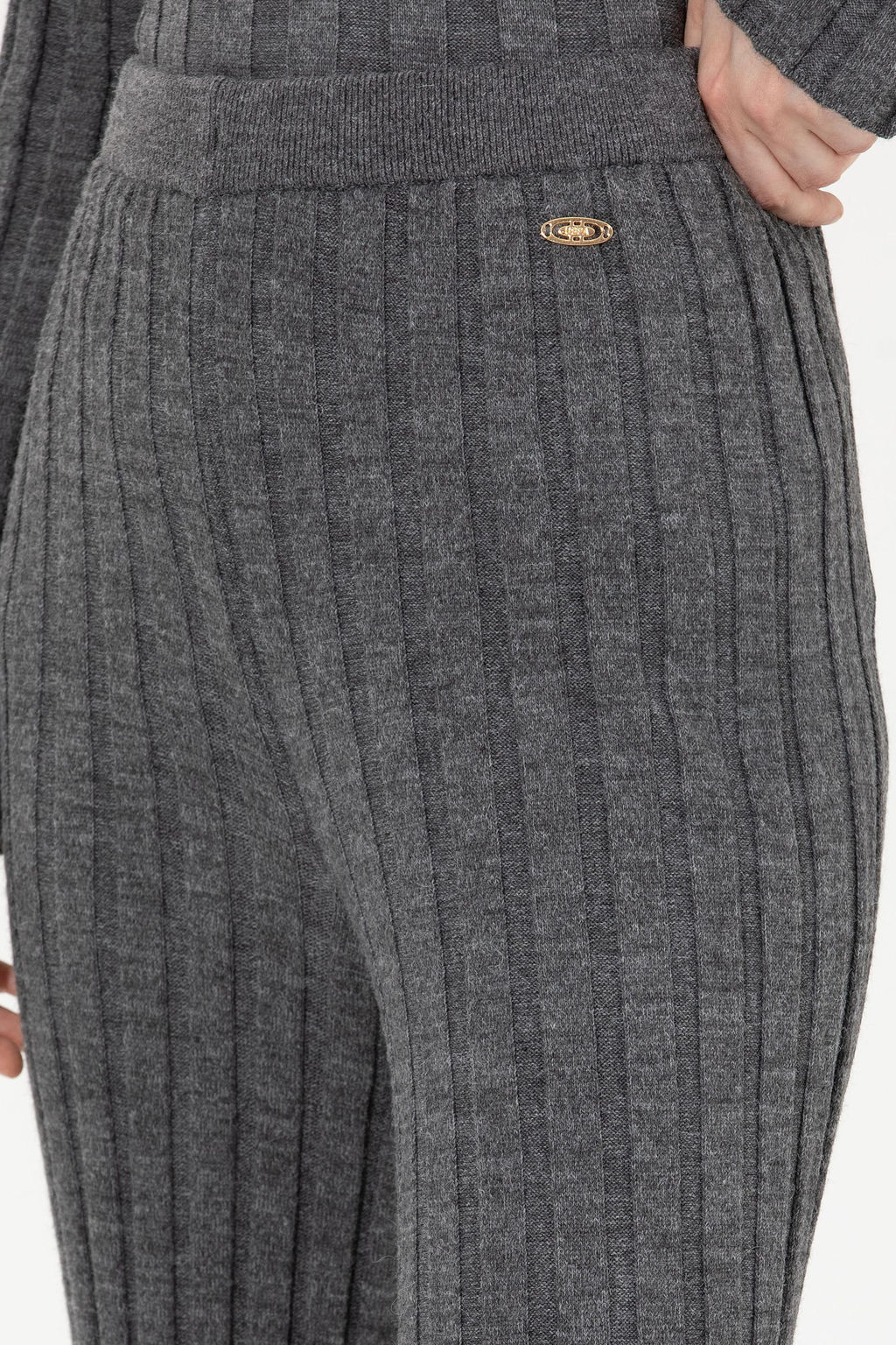 U. S. Polo Assn Женские серые меланжевые трикотажные брюки - U.s. polo assn фото 5