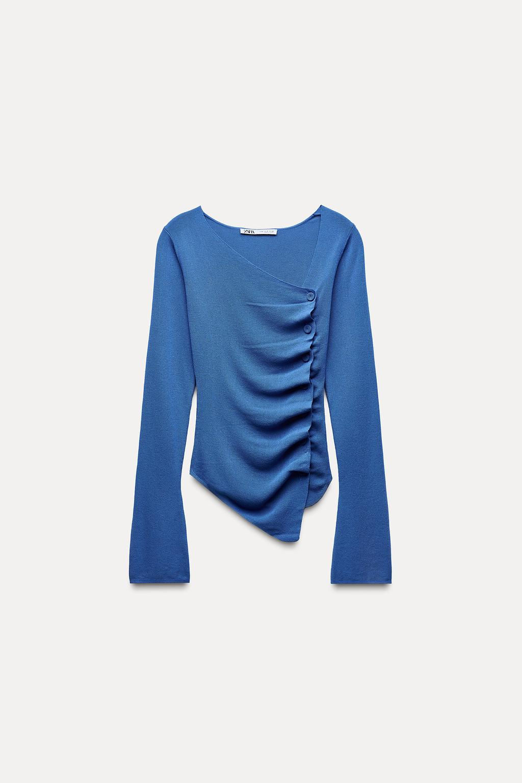 GATHERED KNIT TOP - Zara фото 6