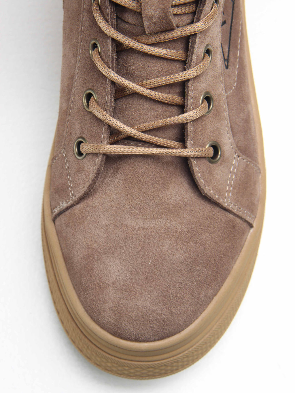 Ботинки 216.warmbr. капучино замша/Байка