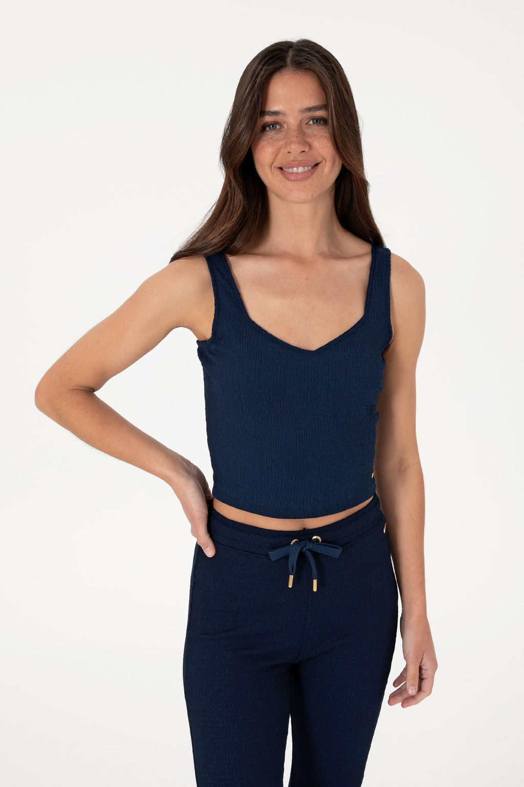 Kad_n Lacivert Ti__rt Sepette S_rpriz _ndirim - U.s. polo assn фото 3