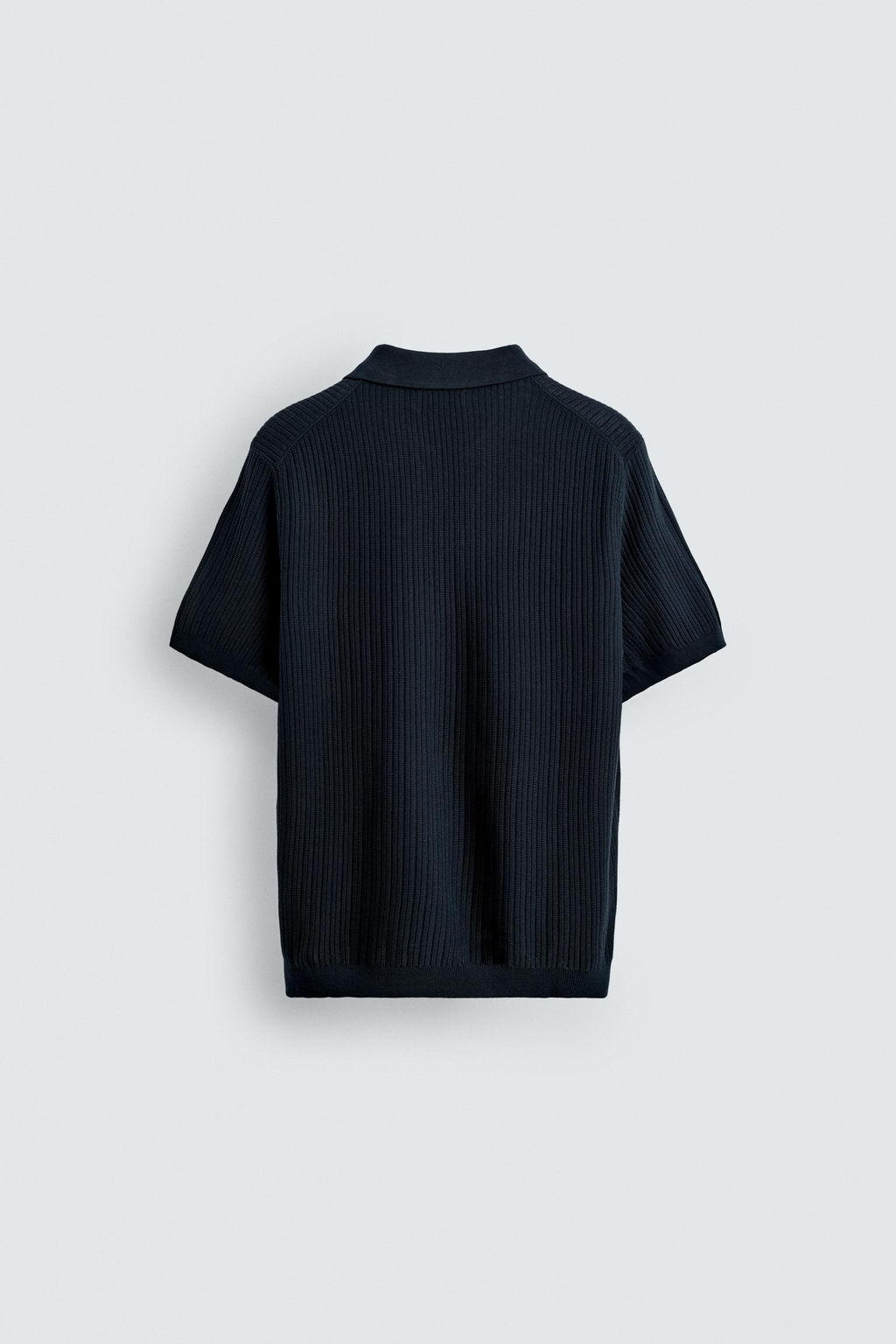 RIB KNIT POLO SHIRT - Zara фото 8