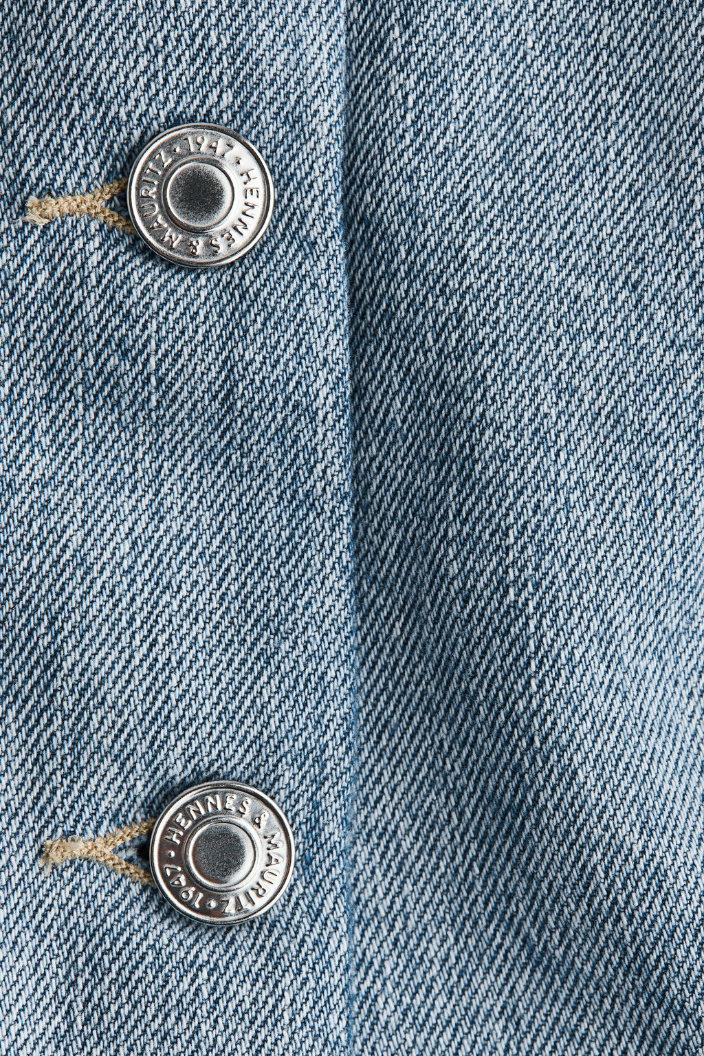 Denim peplum waistcoat - H&m фото 3