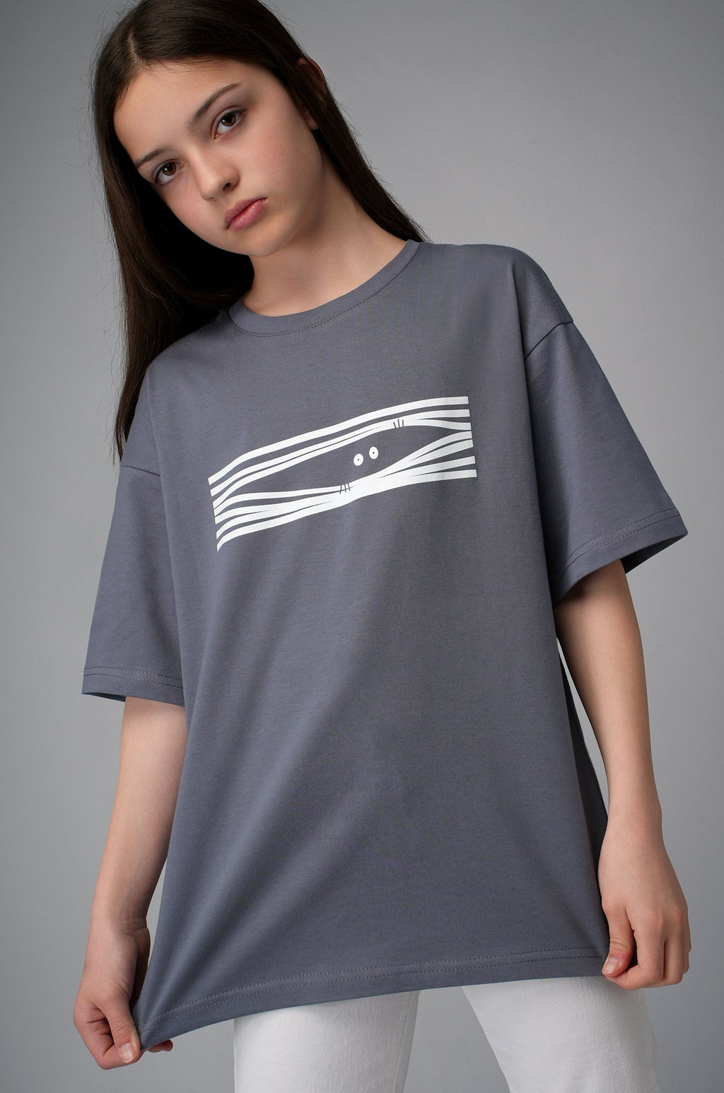 Детская футболка оверсайз Happyfox