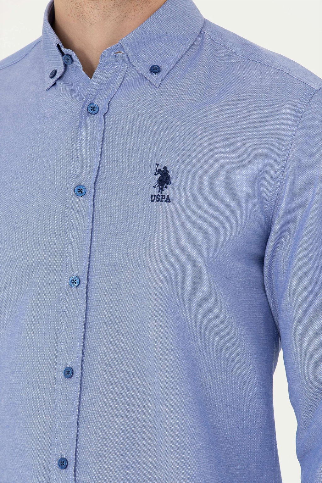 U. S. Polo Assn / Мужская базовая рубашка Saks с длинным рукавом - U.s. polo assn фото 7