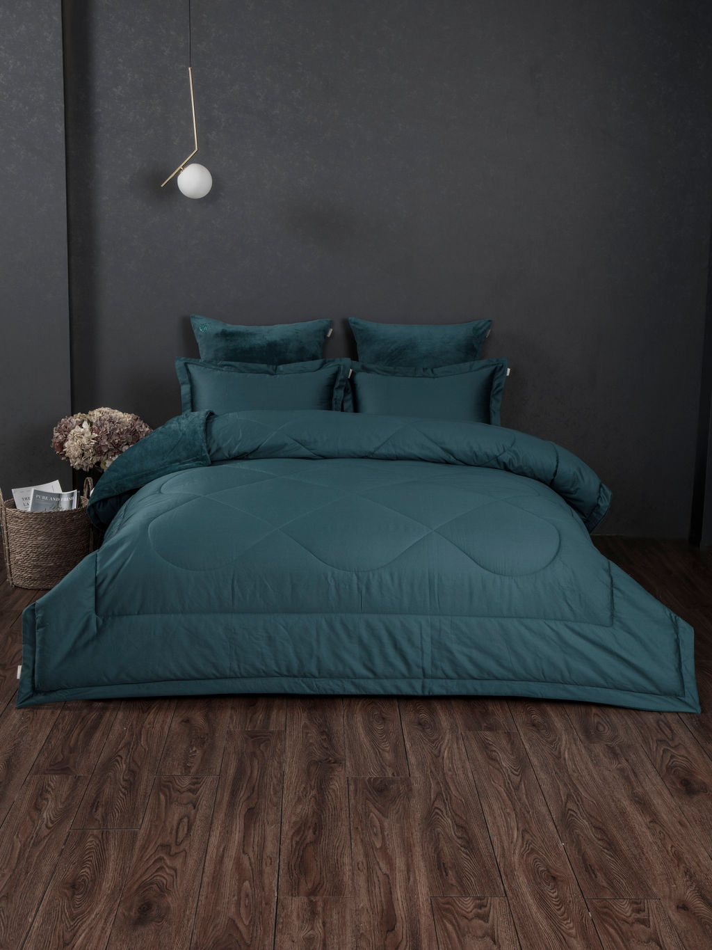 Lindor Premium (изумруд) Cotton комплект