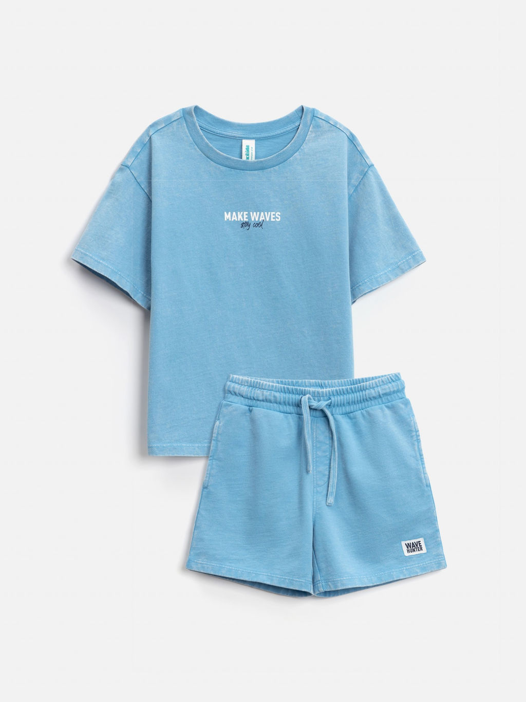 ACOOLA / Набор детский для мальчиков ((1)футболка и (2)шорты) Kincaid_set голубой  фото 3