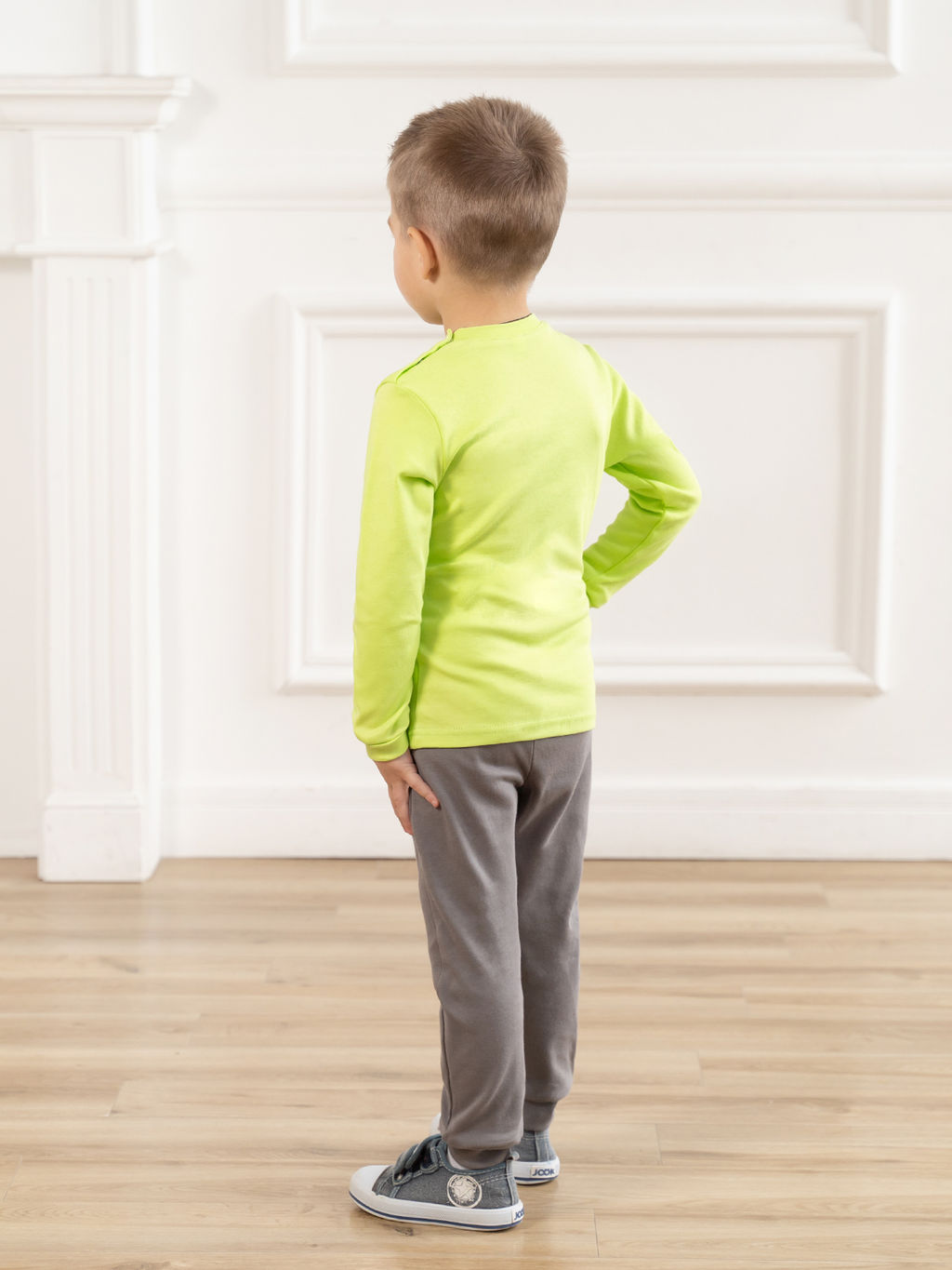 Костюм детский салатсерый жилет