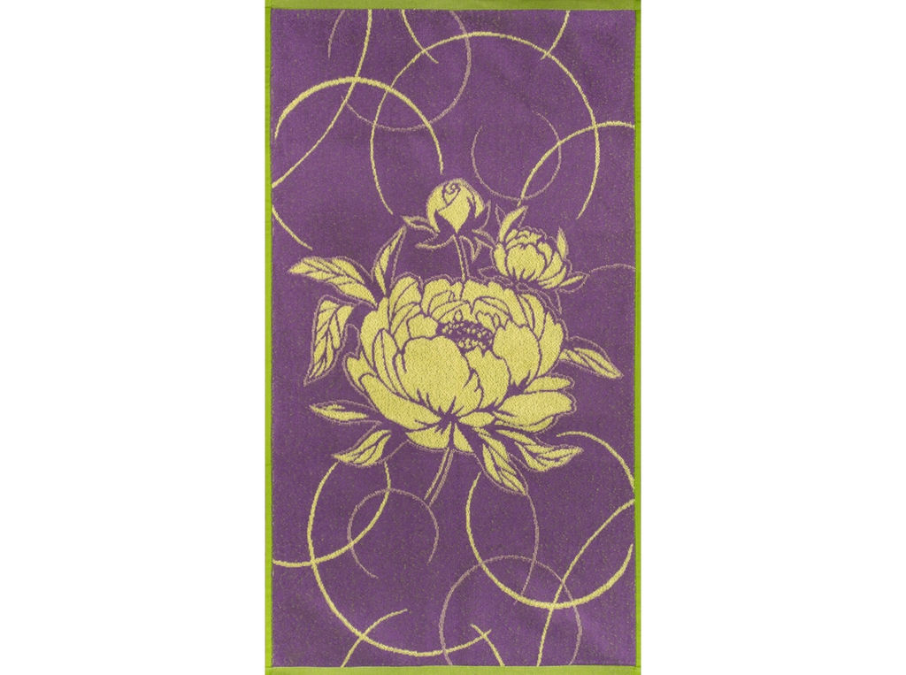 Полотенце махровое 6с103.412ж1 Пион(3-сирень4) 50х90см