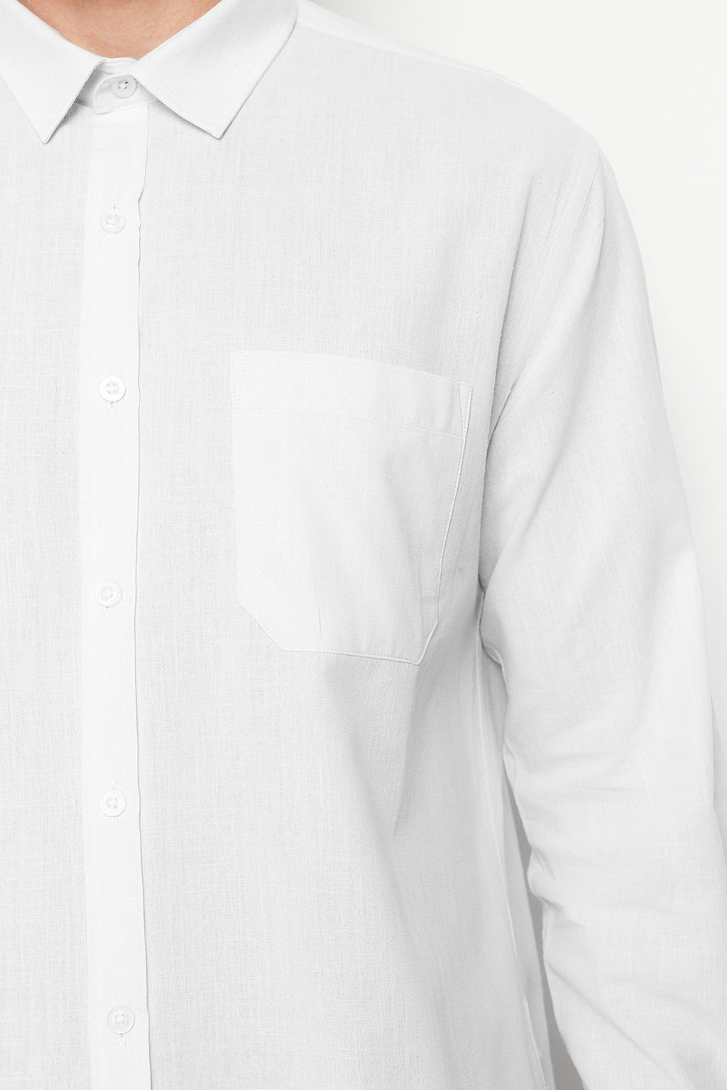 TRENDYOL MAN Lacivert Regular Fit %100 Pamuklu Gomlek TMNSS24GO00063 - Trendyolmilla фото 10