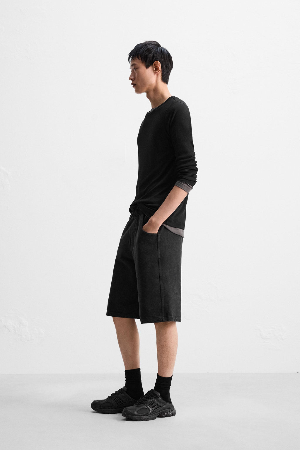 BERMUDA JOGGER BAGGY FIT - Zara фото 4
