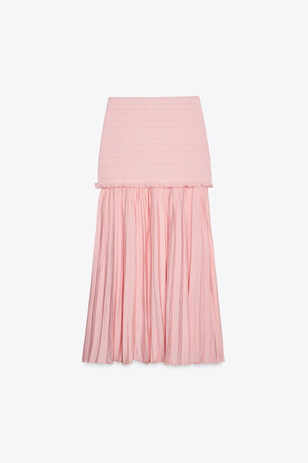 COMBINED KNIT SKIRT - Zara фото 7