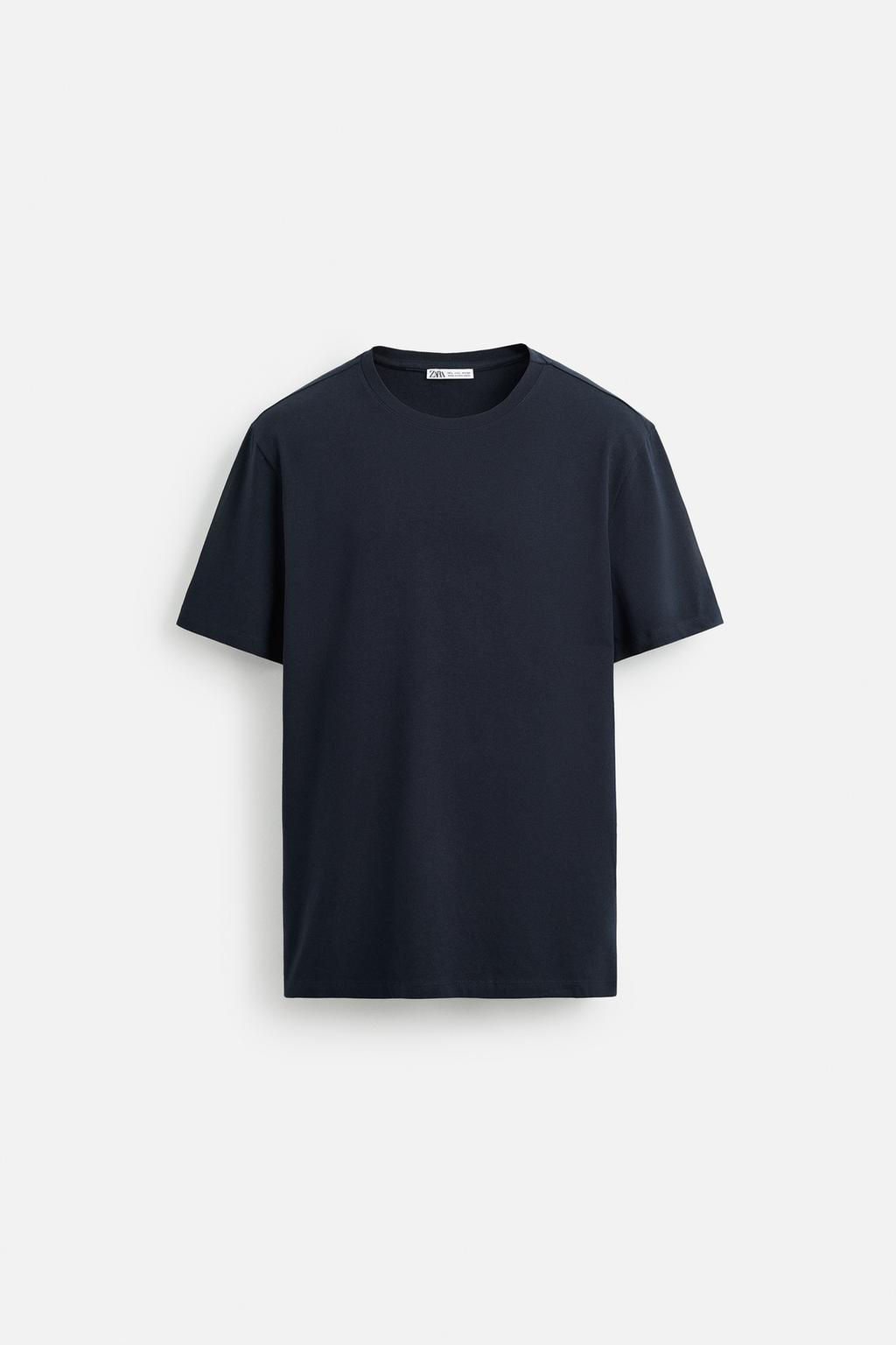 BASIC SLIM FIT T-SHIRT - Zara фото 56