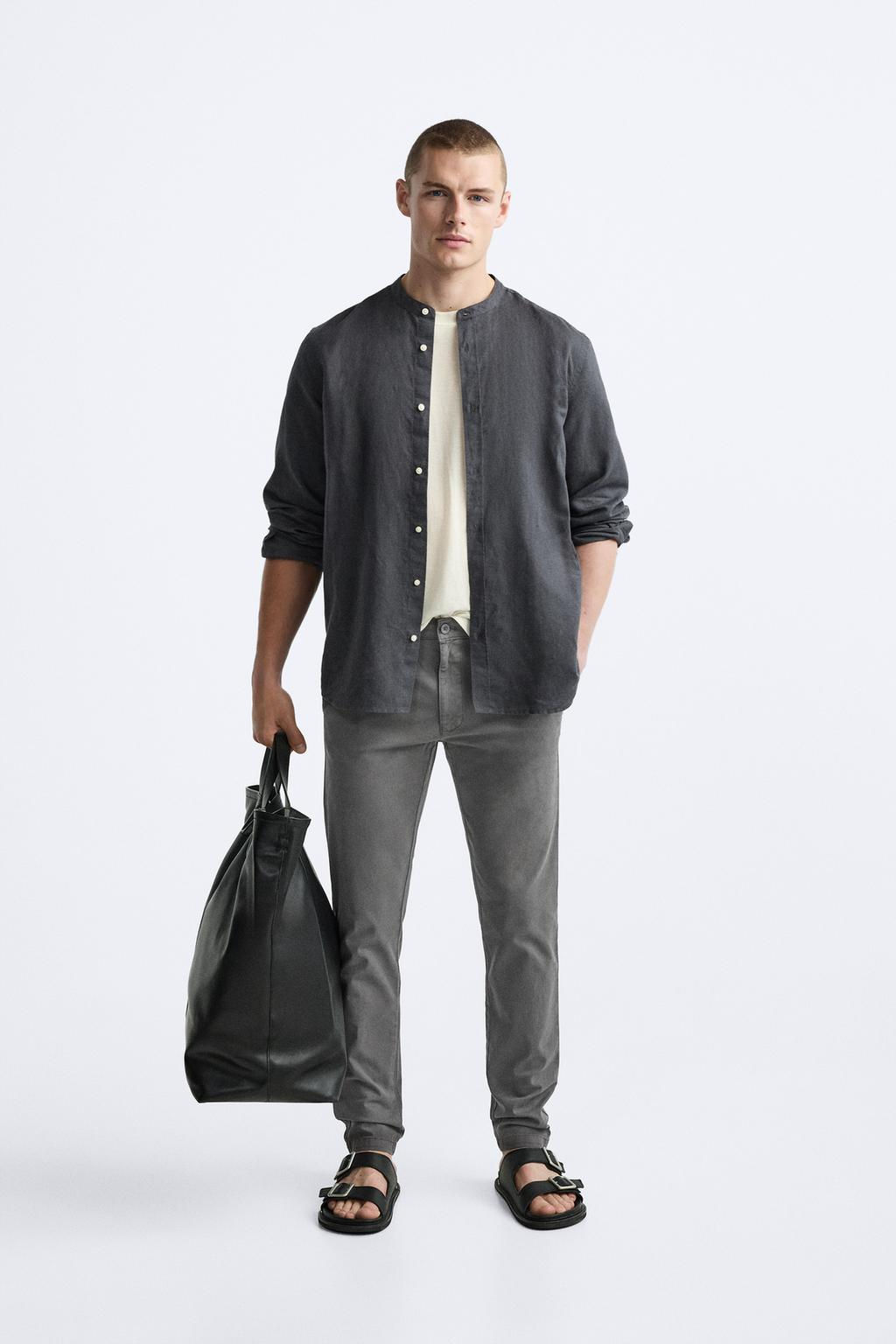 SKINNY FIT CHINO PANTOLON - Zara фото 47