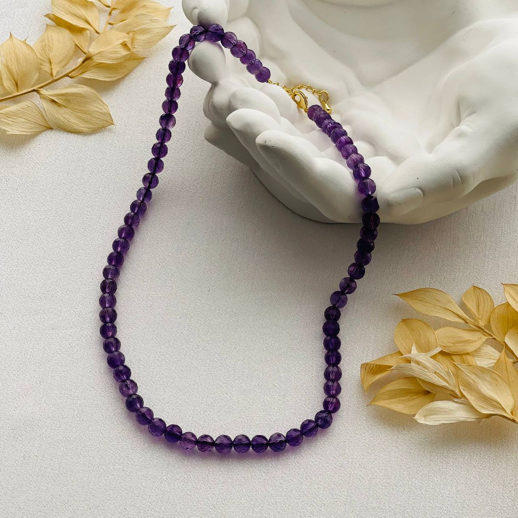 Бусы из Аметиста огранка 45 см +