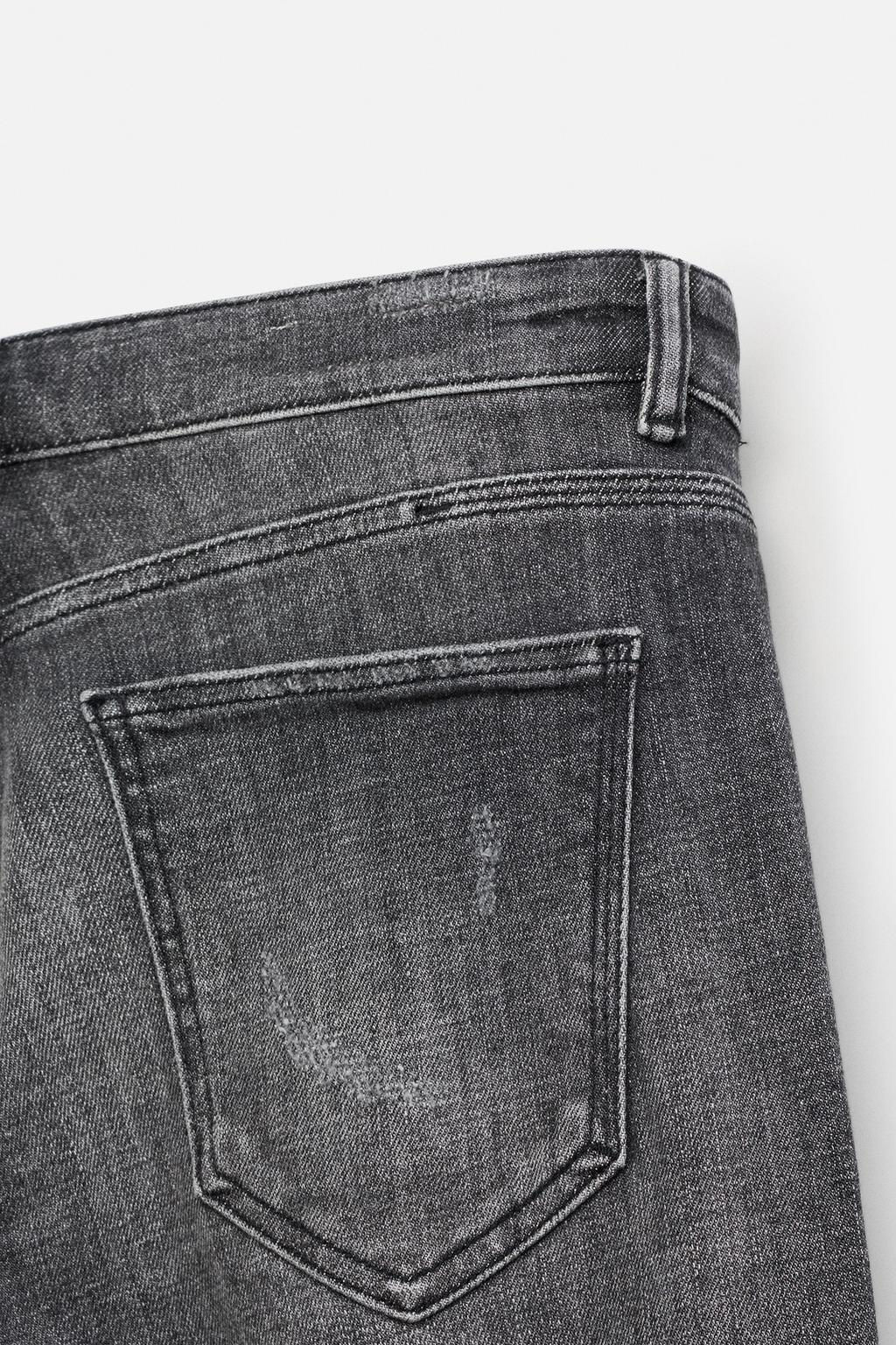RIPPED SKINNY FIT JEANS - Zara фото 28