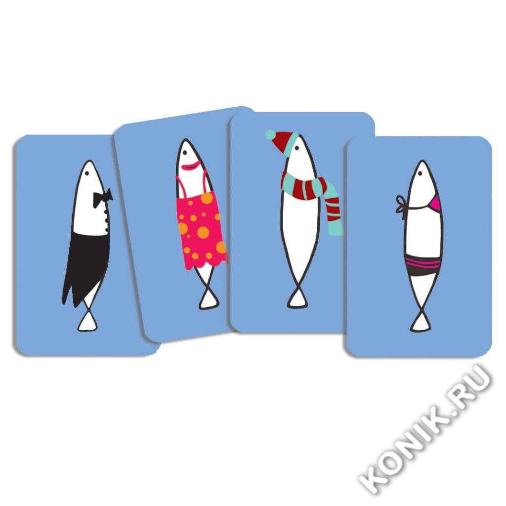 Игра настольная серии PLAYING CARDS Сардины - Djeco фото 3