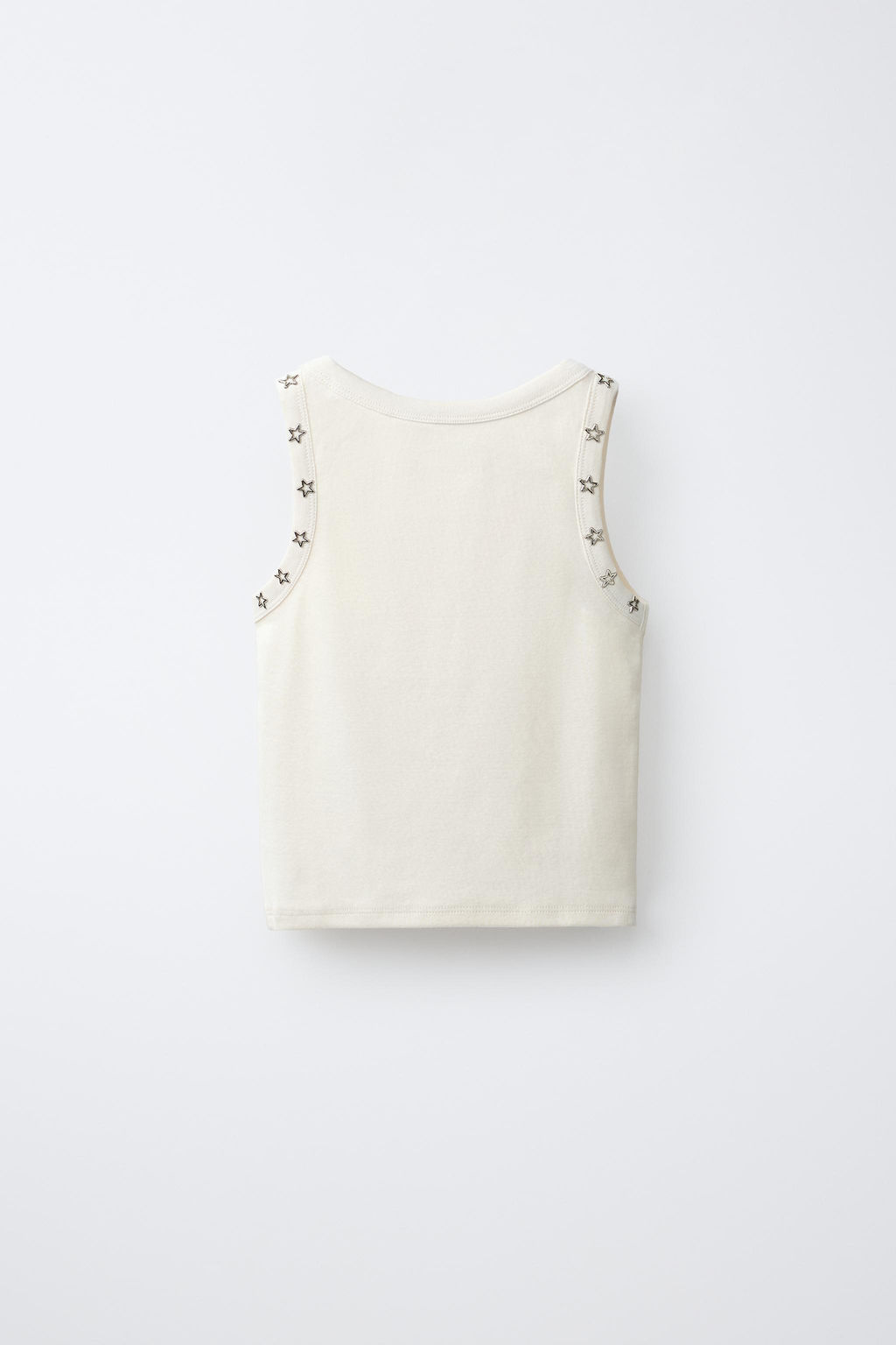 TOP TACHAS / Beige - Zara фото 3