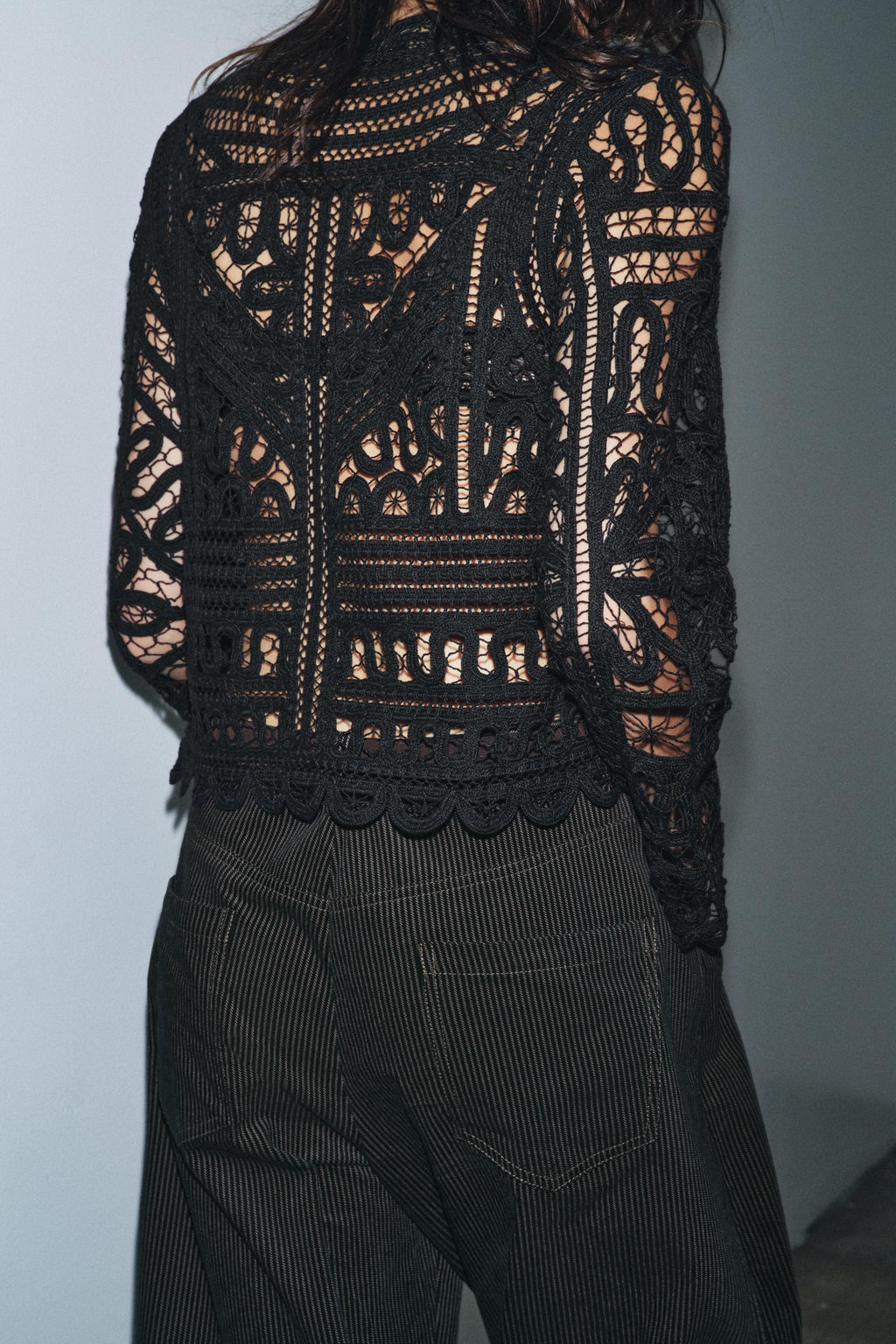 CROCHET BLOUSE ZW COLLECTION - Zara фото 3