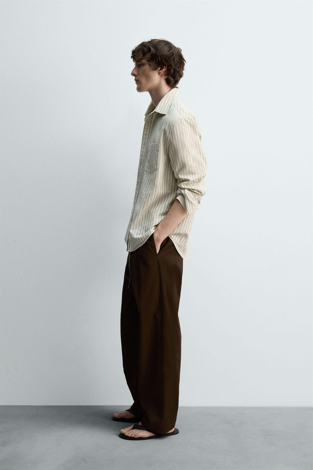 LIMITED EDITION STRIPED SHIRT - Zara фото 13