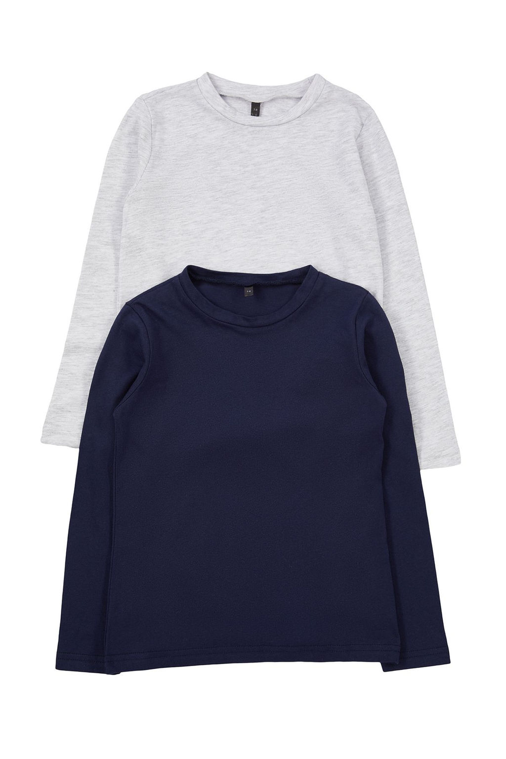 Lacivert*001 K?z Cocuk Duz Basic Bisiklet Yaka Pamuklu Orme T-Shirt TKDAW25TS00000 - Trendyolmilla фото 19