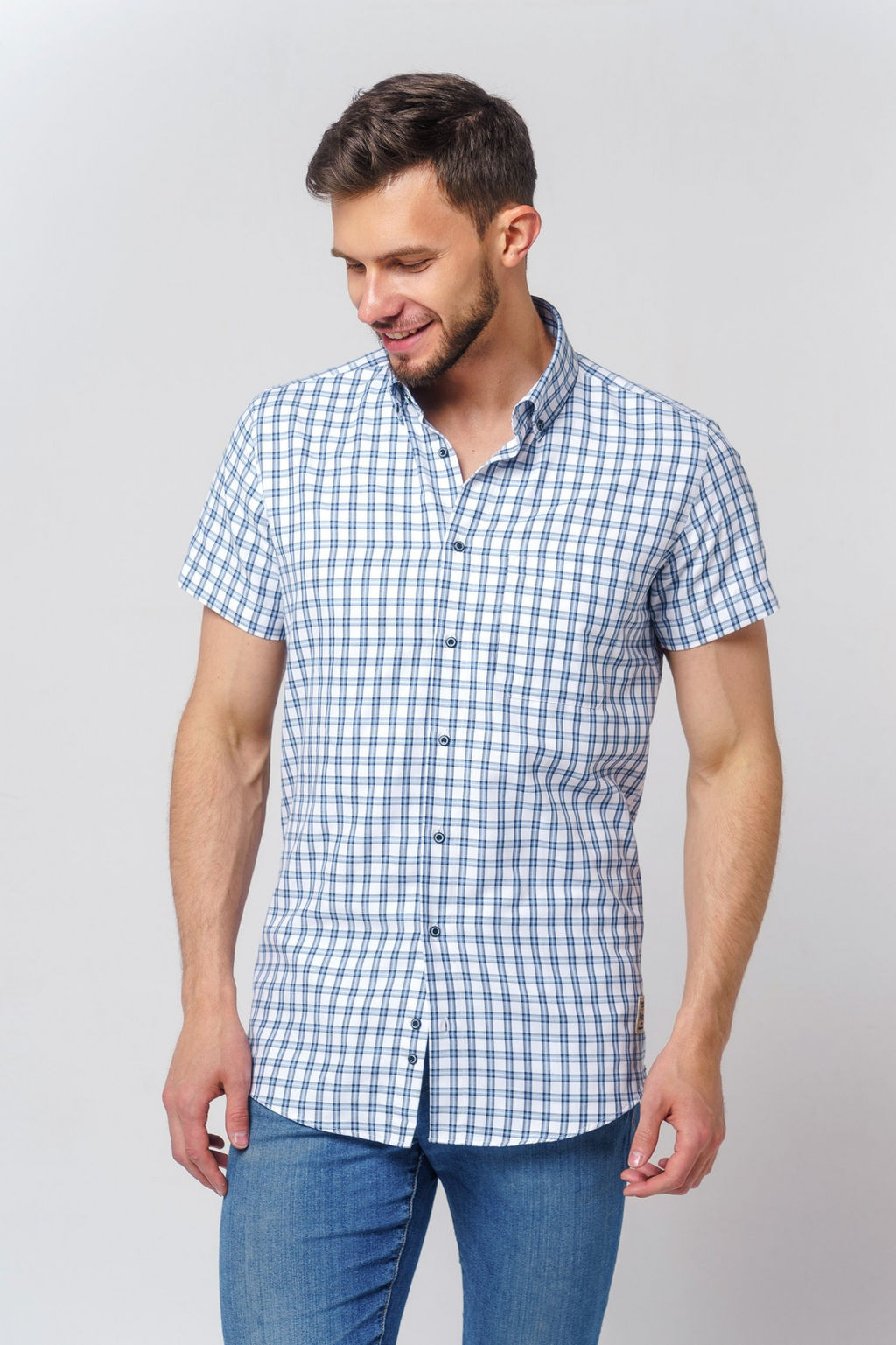 Рубашка 23-04-НТ-03 - Nicolo angi фото 2