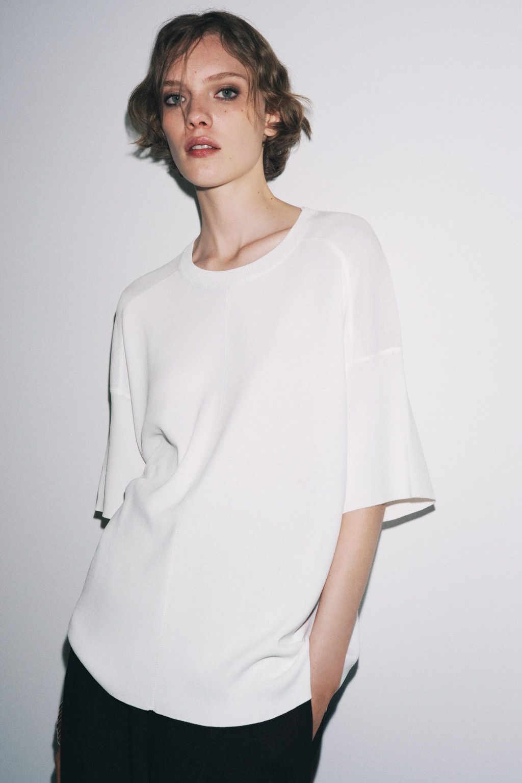 OVERSIZE PLAIN KNIT TOP - Zara фото 13