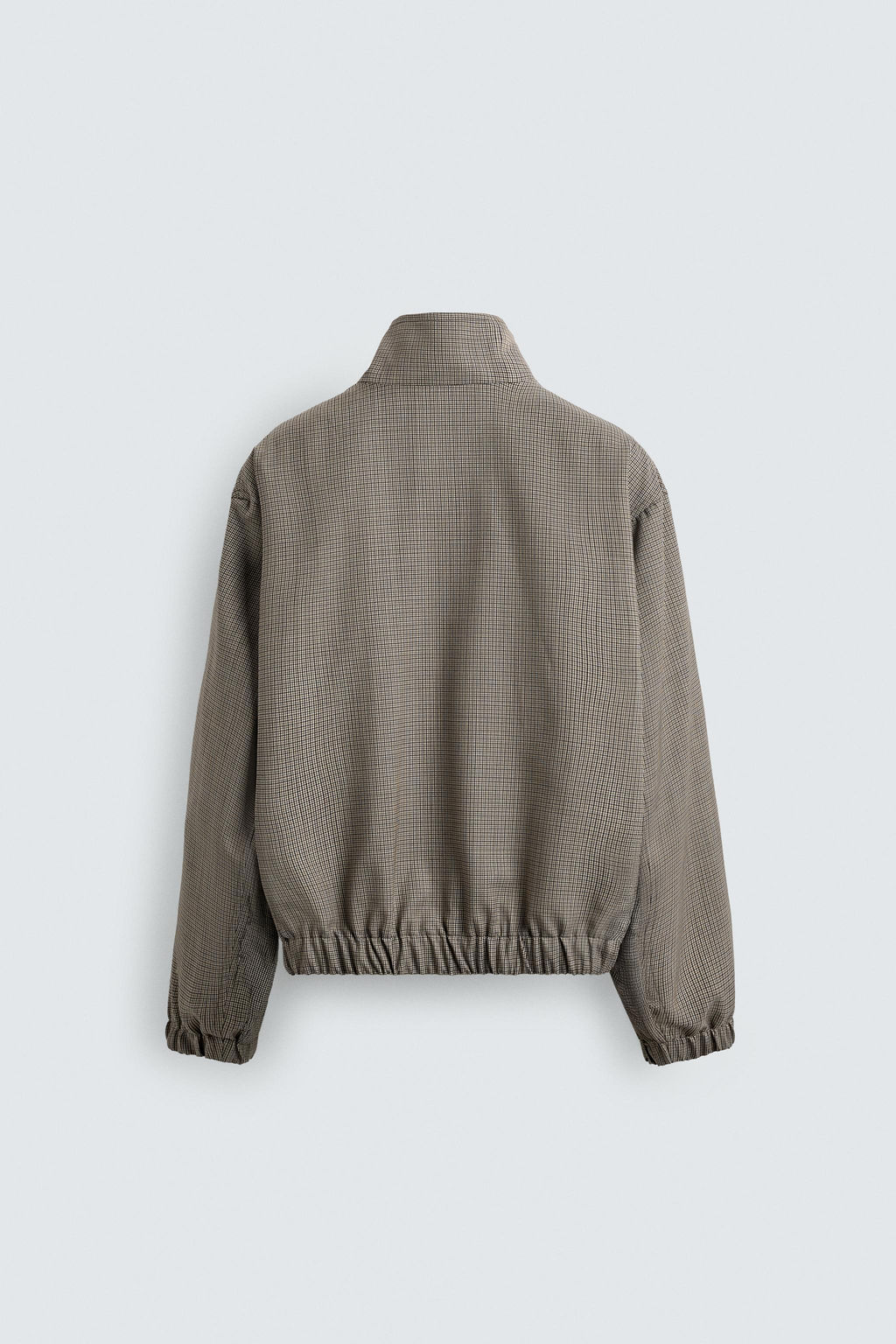 LIMITED EDITION RELAXED FIT HOUNDSTOOTH JACKET - Zara фото 8
