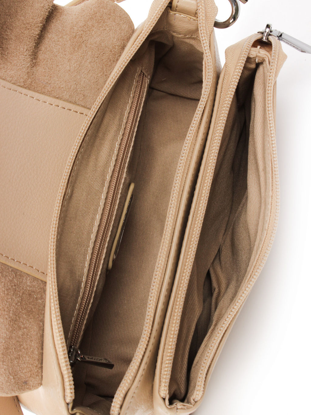 LACCOMA сумка АУ4497-бежевый натуральная кожа хлопок