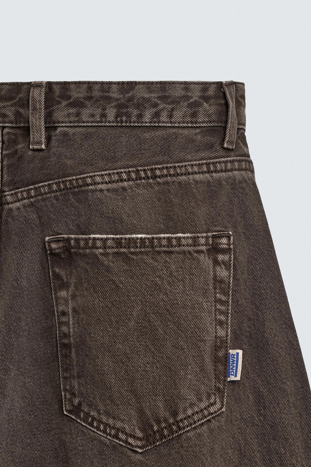 PANTAL?N BARREL FIT LAVADO / Marr?n - Zara фото 10
