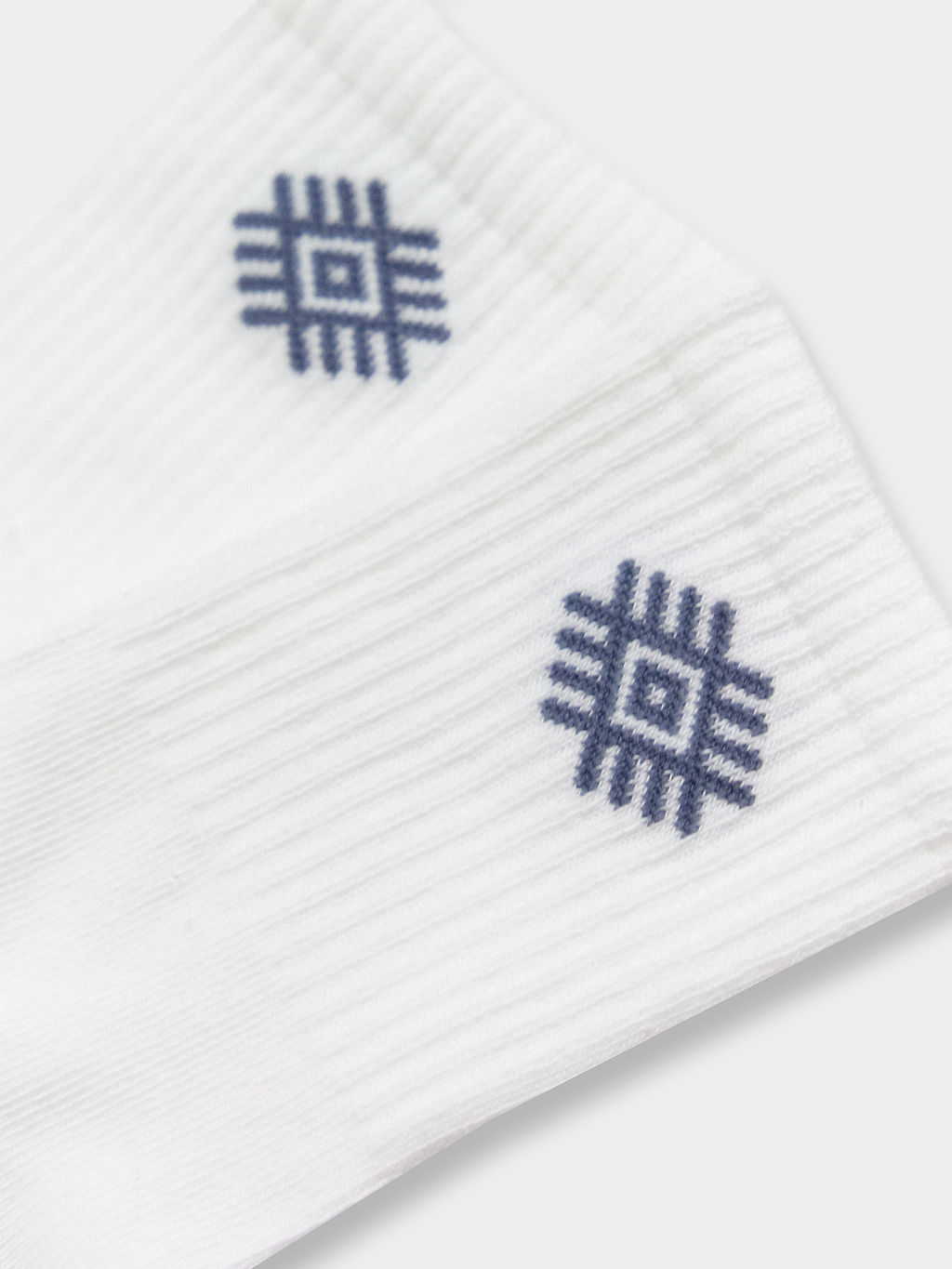 Цена за 5 пар! Носки детские белые с рисунком в виде орнамента - Mark formelle фото 4