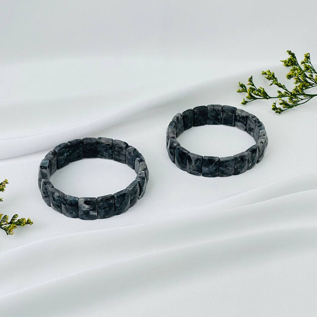 Браслет из Лабрадора (Лаврикит) 20 см