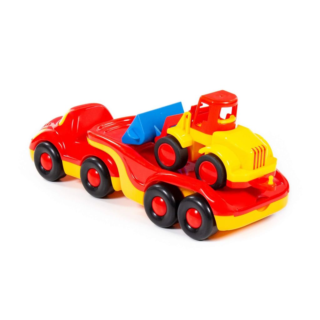 Дружок, автомобиль-трейлер + Базик, погрузчик - Полесье фото 2