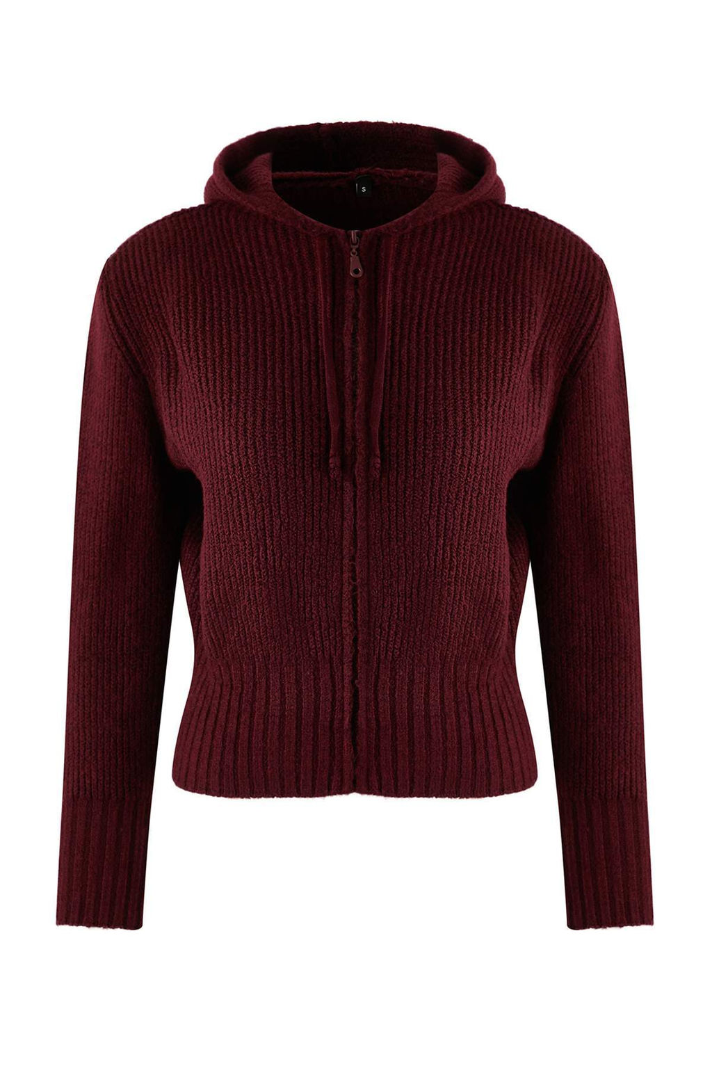 Murdum Yumusak Dokulu Kapusonlu Fermuarl? Triko H?rka TWOAW26HI00296 - Trendyolmilla фото 5