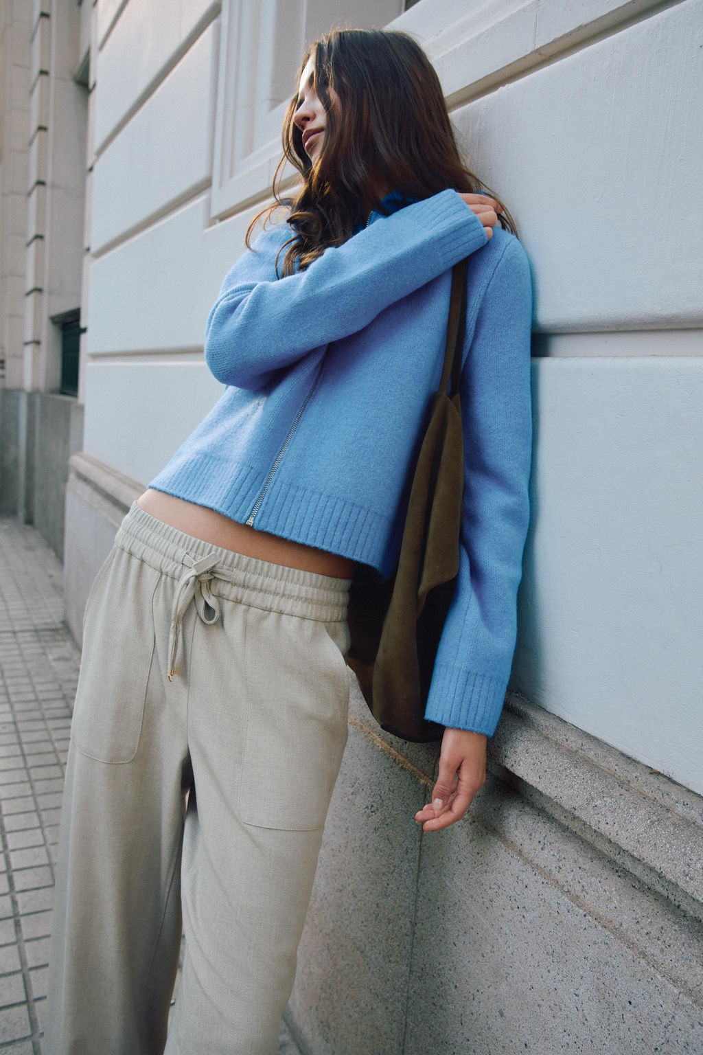 ZIP-UP KNIT CARDIGAN - Zara фото 2