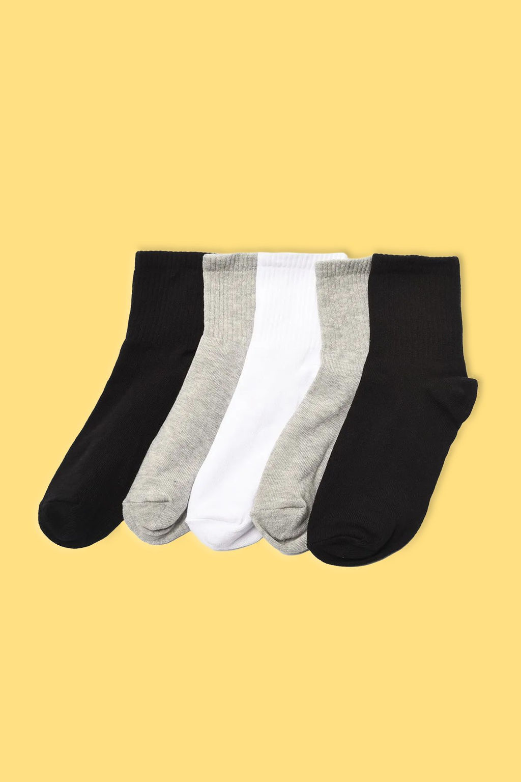 Trendyolmilla Kahverengi Cok Renkli 5li Paket Pamuklu Orme Corap TWOSS21CO0015