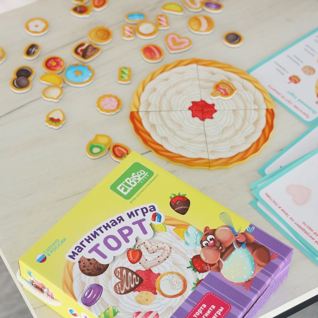 ElBascoKids / Магнитная игра Торт - El`BascoKids фото 4