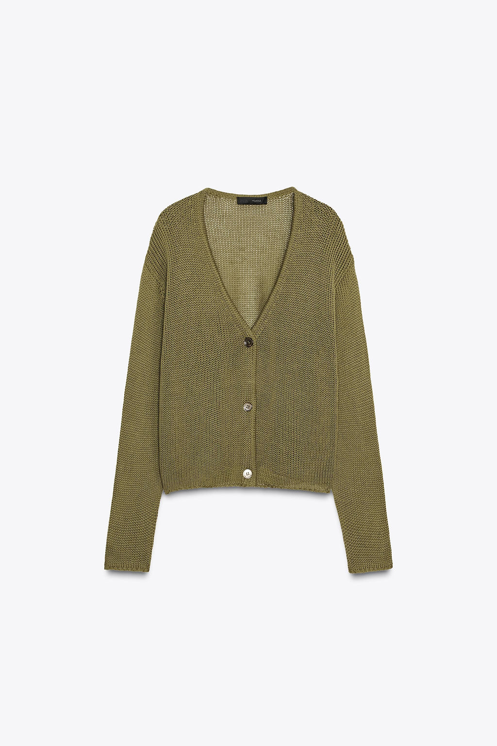 100% COTTON KNIT CARDIGAN - Zara фото 6