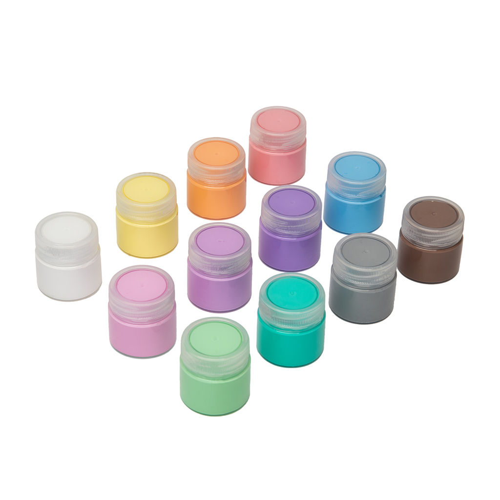 Краска гуашь Лео Ярко набор пастельных цветов в картонной упаковке LBPG-0112 12 цв. х 20 мл  фото 4