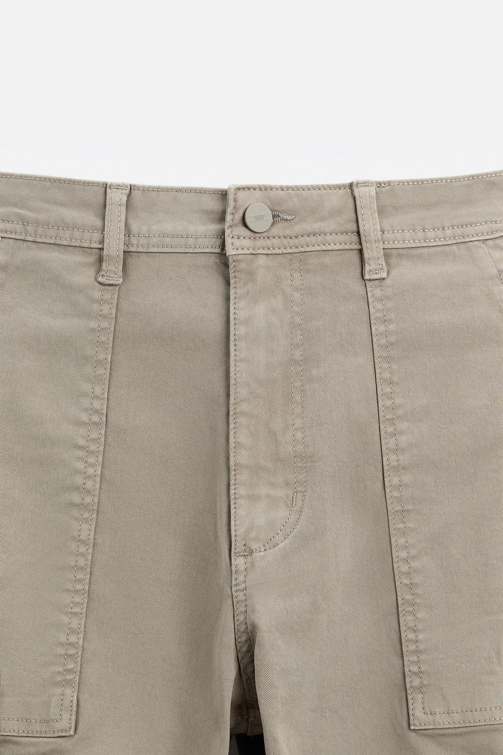 RELAXED FIT CARGO TROUSERS - Zara фото 8