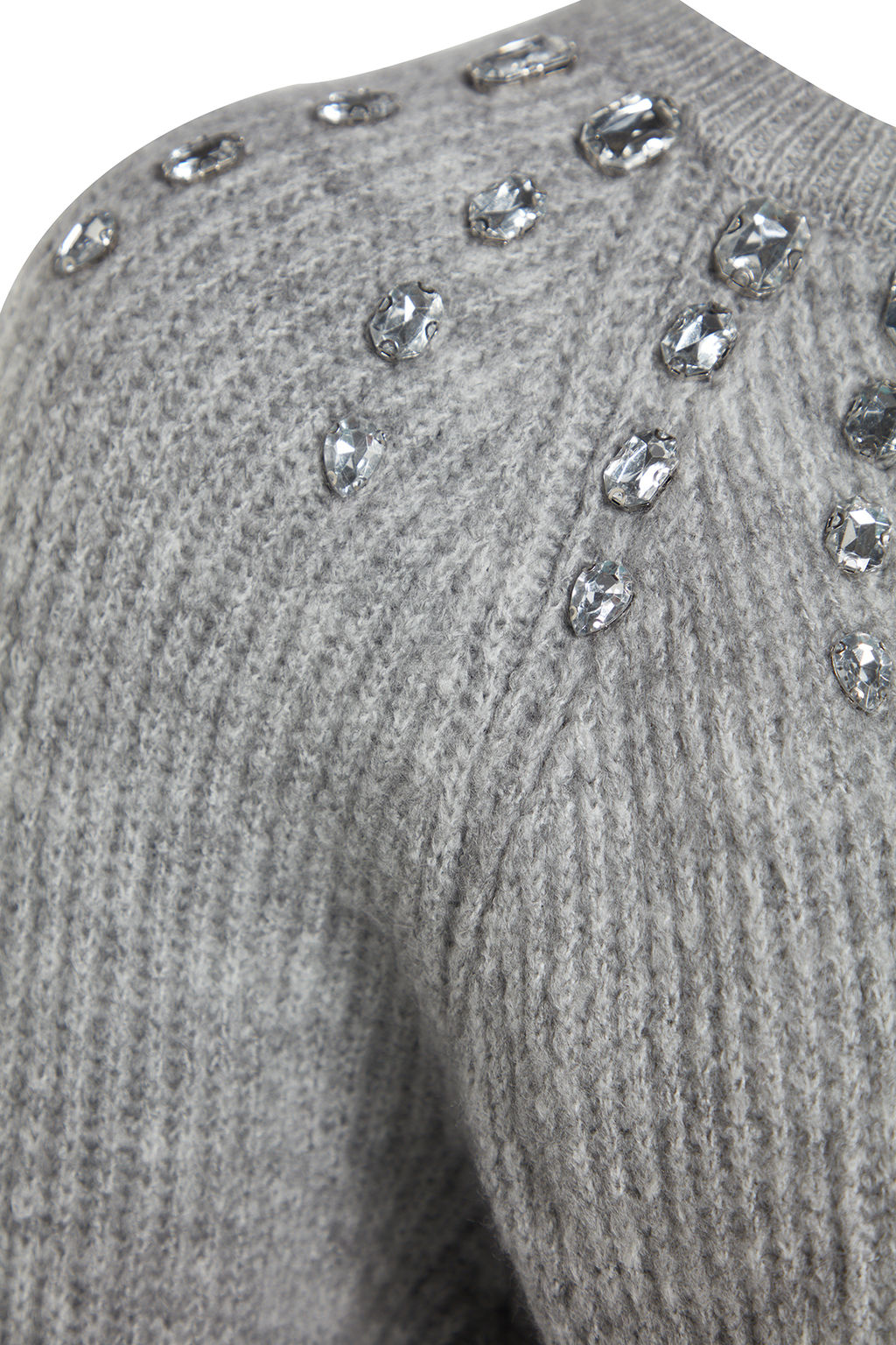 Ekru Yumusak Dokulu Mucevherli Triko Kazak TWOAW24KZ00685 - Trendyolmilla фото 21