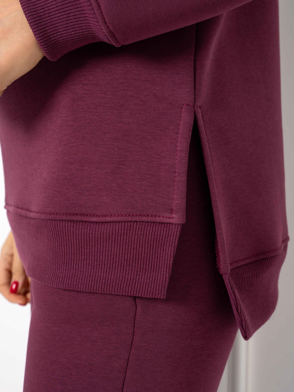 РАСПРОДАЖА Костюм Шарлот (начес)_394/винный - Ihomelux фото 4