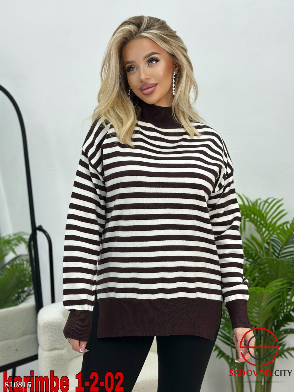 Кофта женская в полоску - Bruno фото 7