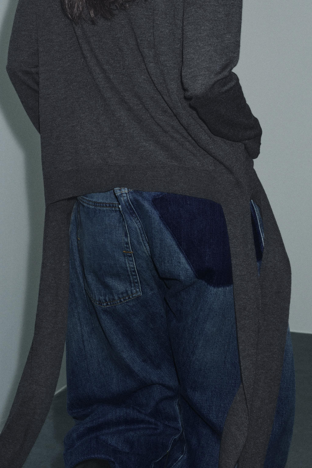 KNIT JUMPER WITH SIDE STRAPS - Zara фото 5