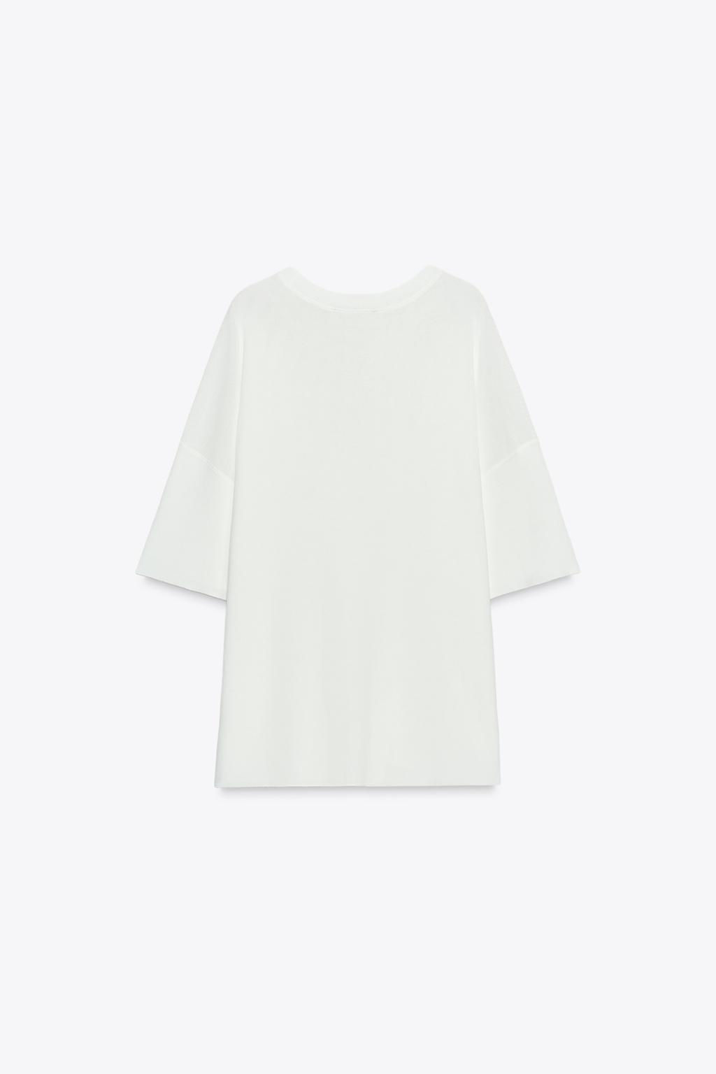 OVERSIZE PLAIN KNIT TOP - Zara фото 6