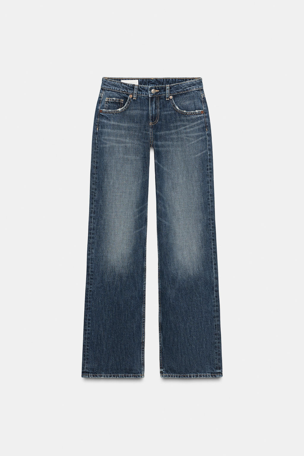 TRF WIDE-LEG LOW-RISE JEANS - Zara фото 37